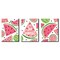 Big Dot of Happiness Sweet Watermelon - Fruit Kitchen Wall Art and Kids Room Decor - 7.5 x 10 inches - Set of 3 Prints